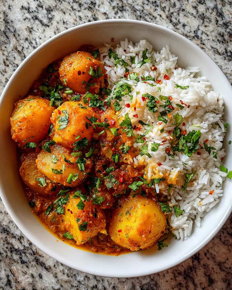 Final dish - Discover the Flavorful World of Dopiazeh Aloo Persian Potato Curry