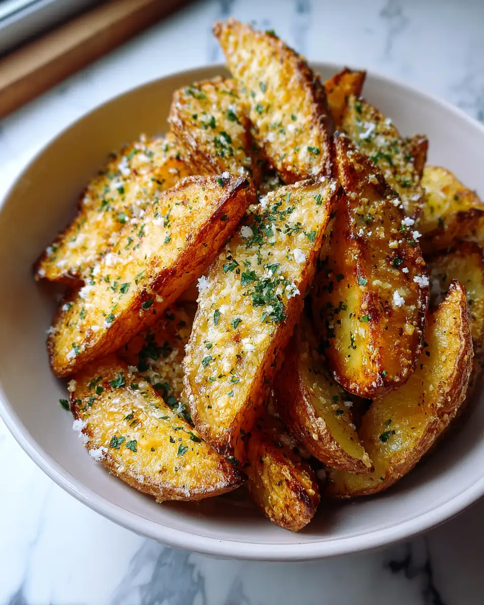 Crispy Perfection: Garlic Parmesan Potato Wedges That Will Elevate Your Snack Game - Featured Image