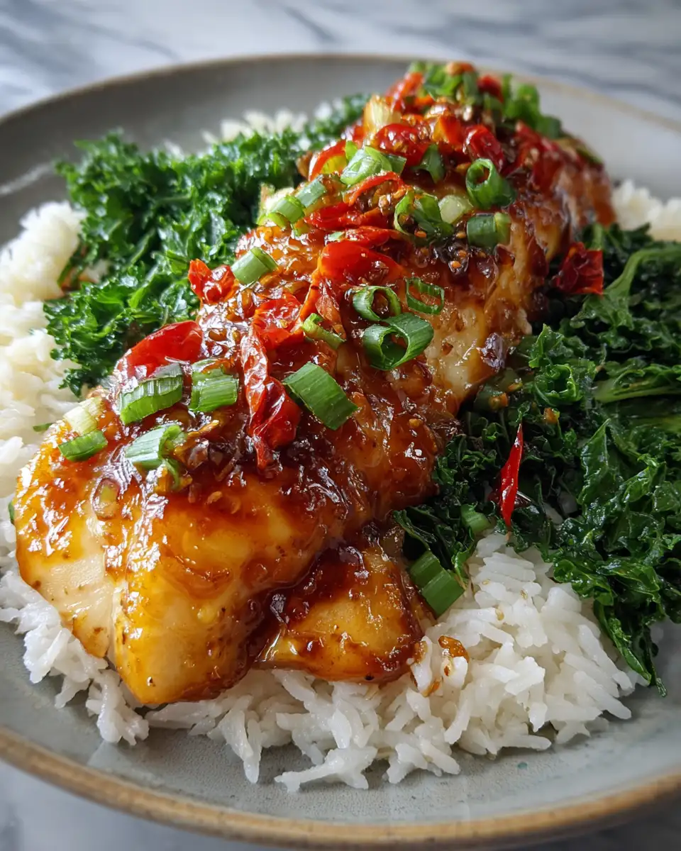 Irresistibly Zesty: Ginger Soy Glazed Cod Delight 6 Final dish - Irresistibly Zesty: Ginger Soy Glazed Cod Delight