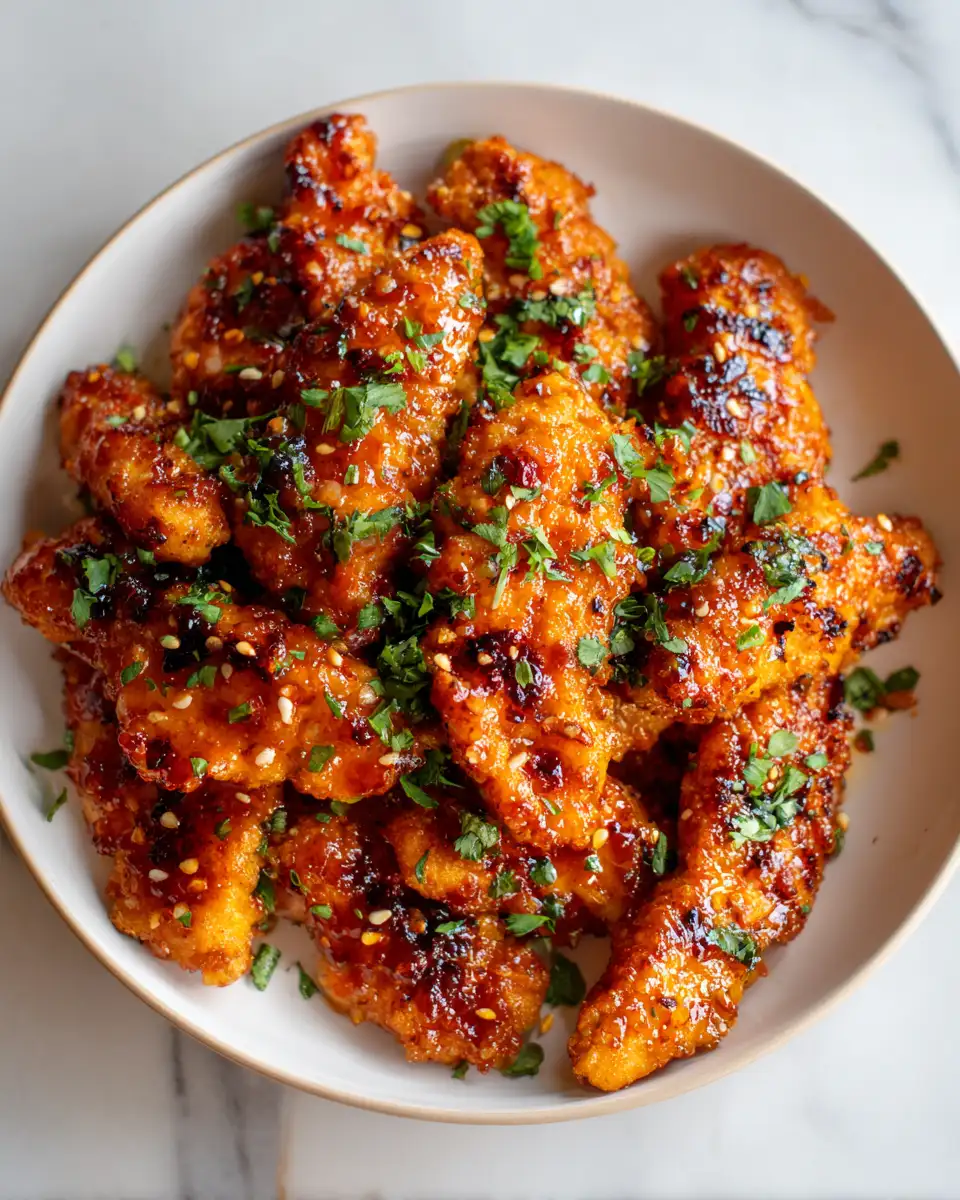 Final dish - Irresistible Honey Butter Garlic Chicken Tenders: Your New Go-To Recipe