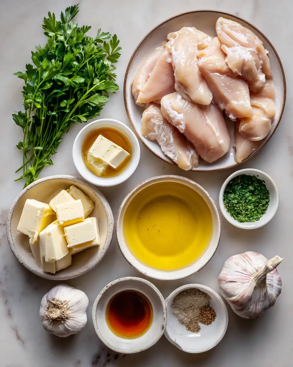 Ingredients for Irresistible Honey Butter Garlic Chicken Tenders: Your New Go-To Recipe