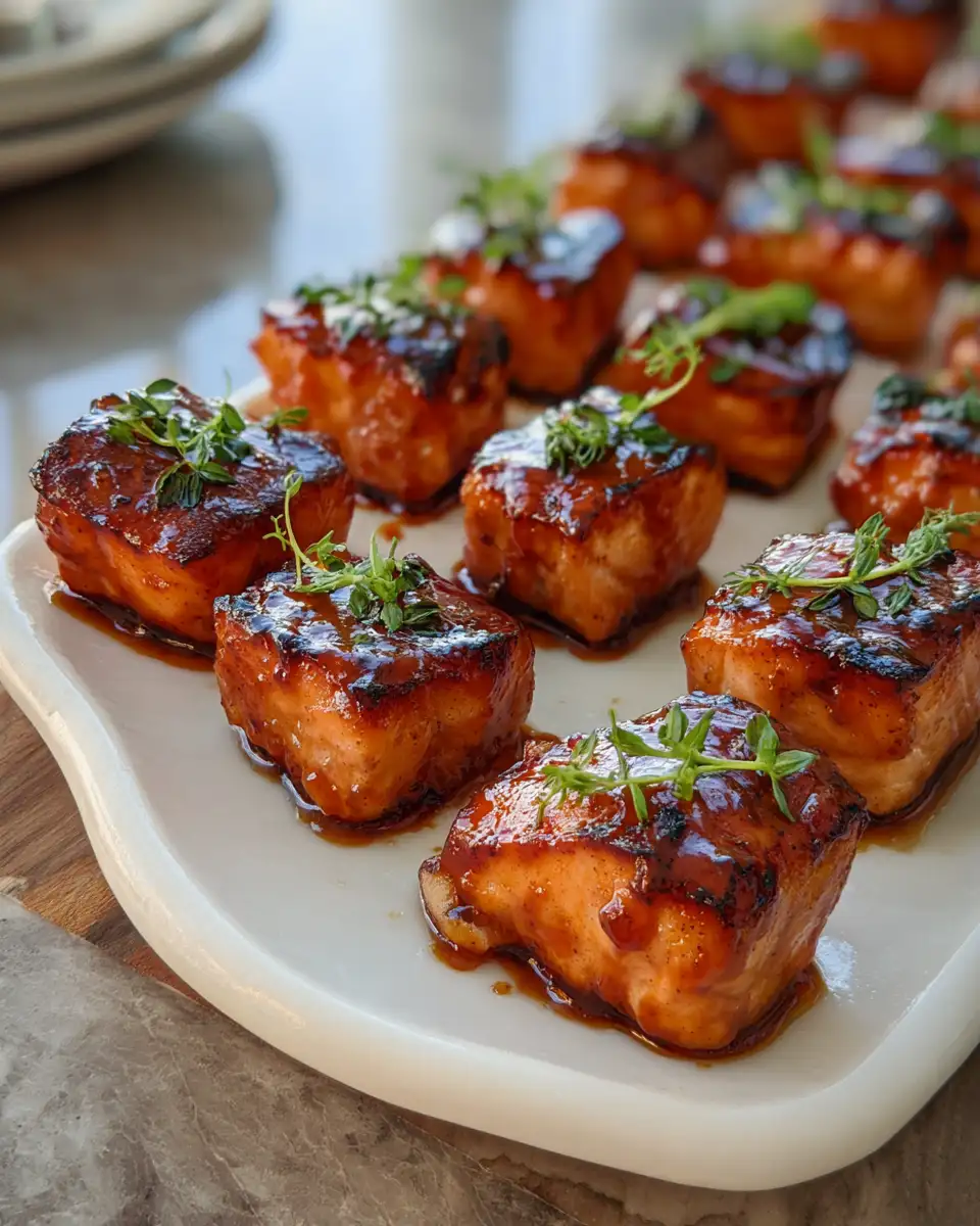 Sweet Heat Delight Honey Sriracha Glazed Salmon Bites That Wow - Featured Image