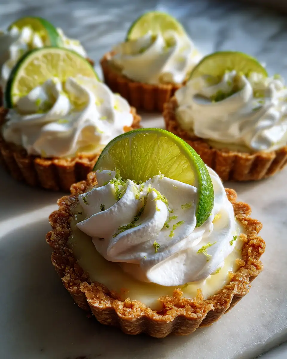 Final dish - Irresistibly Zesty: No-Bake Mini Key Lime Pie Recipe Delight