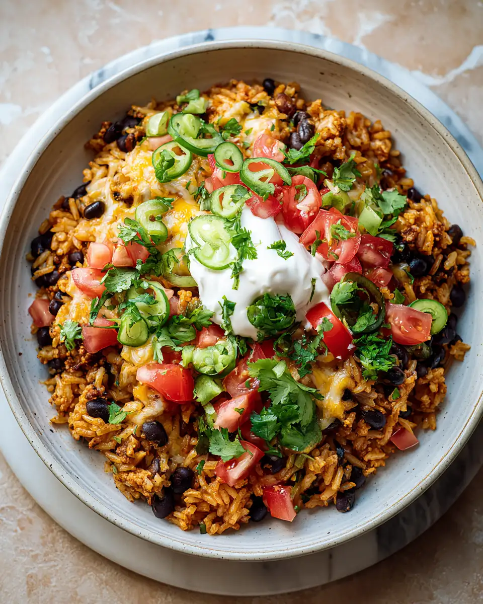 One-Pan Taco Rice with Black Beans: A Flavor-Packed Fiesta in Your Kitchen - Featured Image