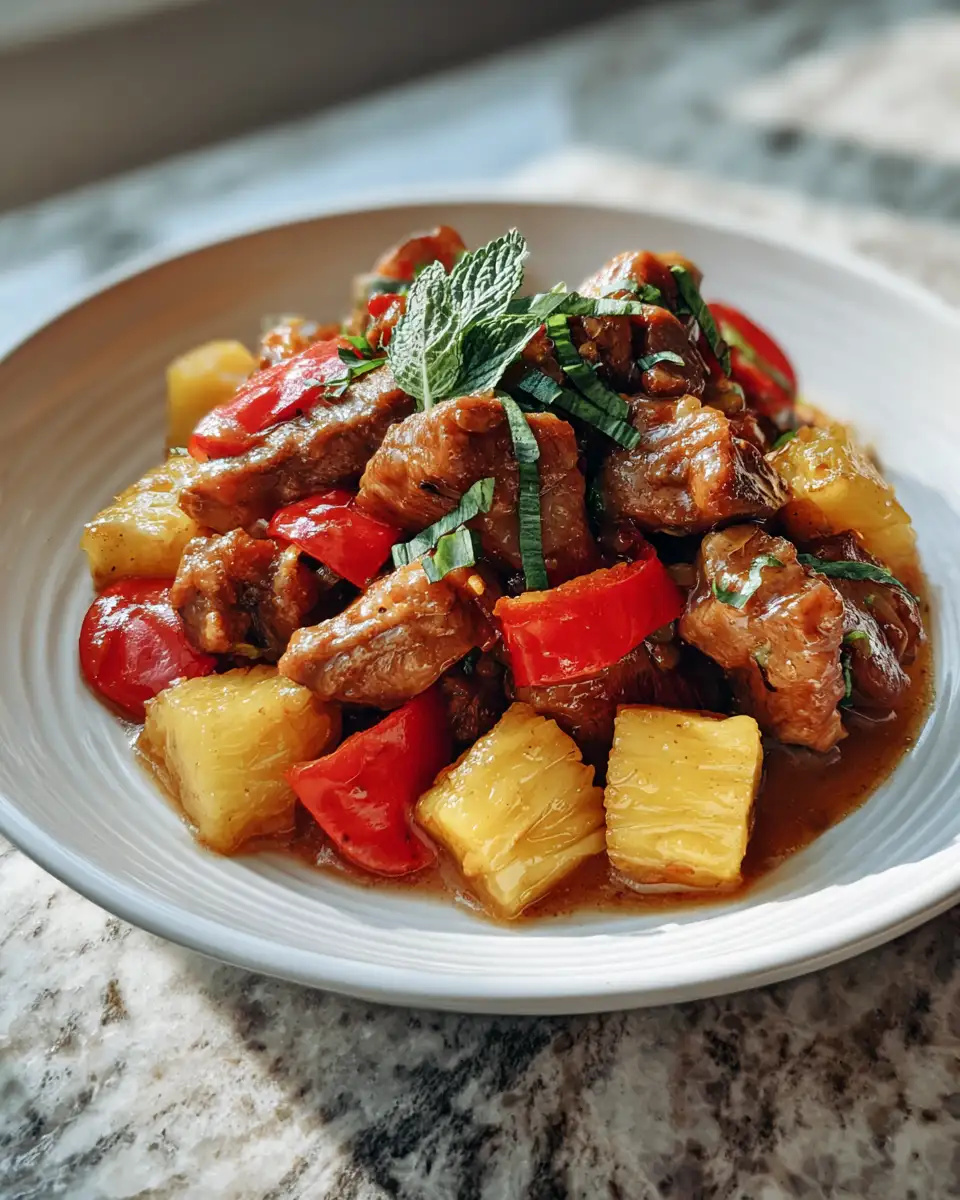 Tropical Comfort: Pineapple Pork Perfection in Your Slow Cooker - Featured Image