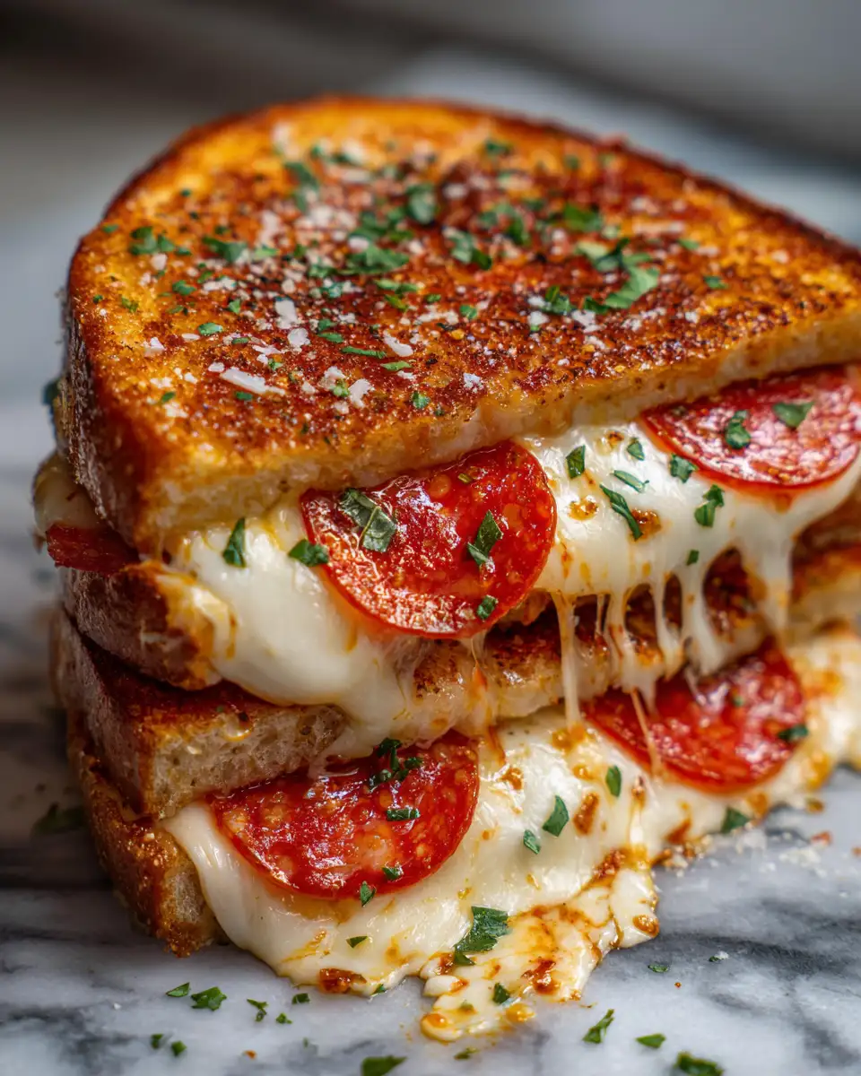 Melted Magic: The Ultimate Pizza Grilled Cheese Experience - Featured Image