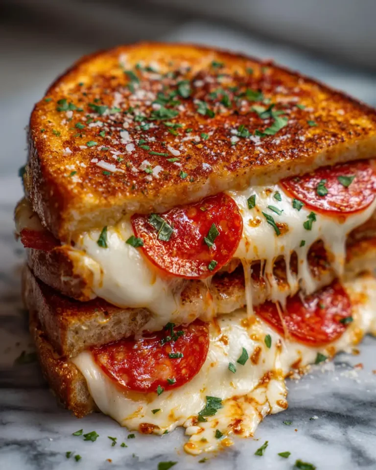 Melted Magic: The Ultimate Pizza Grilled Cheese Experience - Featured Image