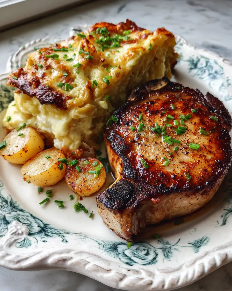 Ultimate Comfort: Pork Chop and Scalloped Potato Casserole Delight - Featured Image