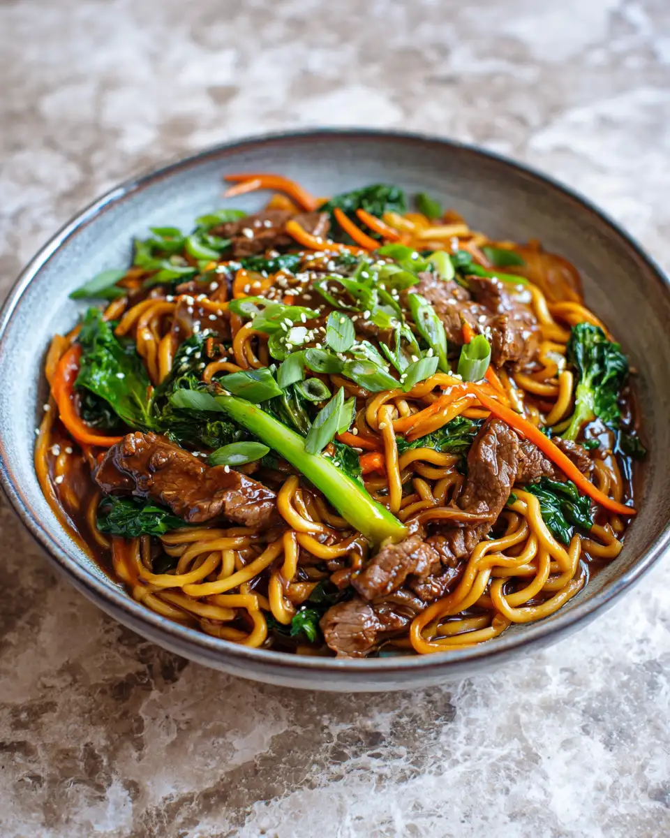 Savor the Flavor: Easy Hoisin Beef Noodles Recipe - Featured Image