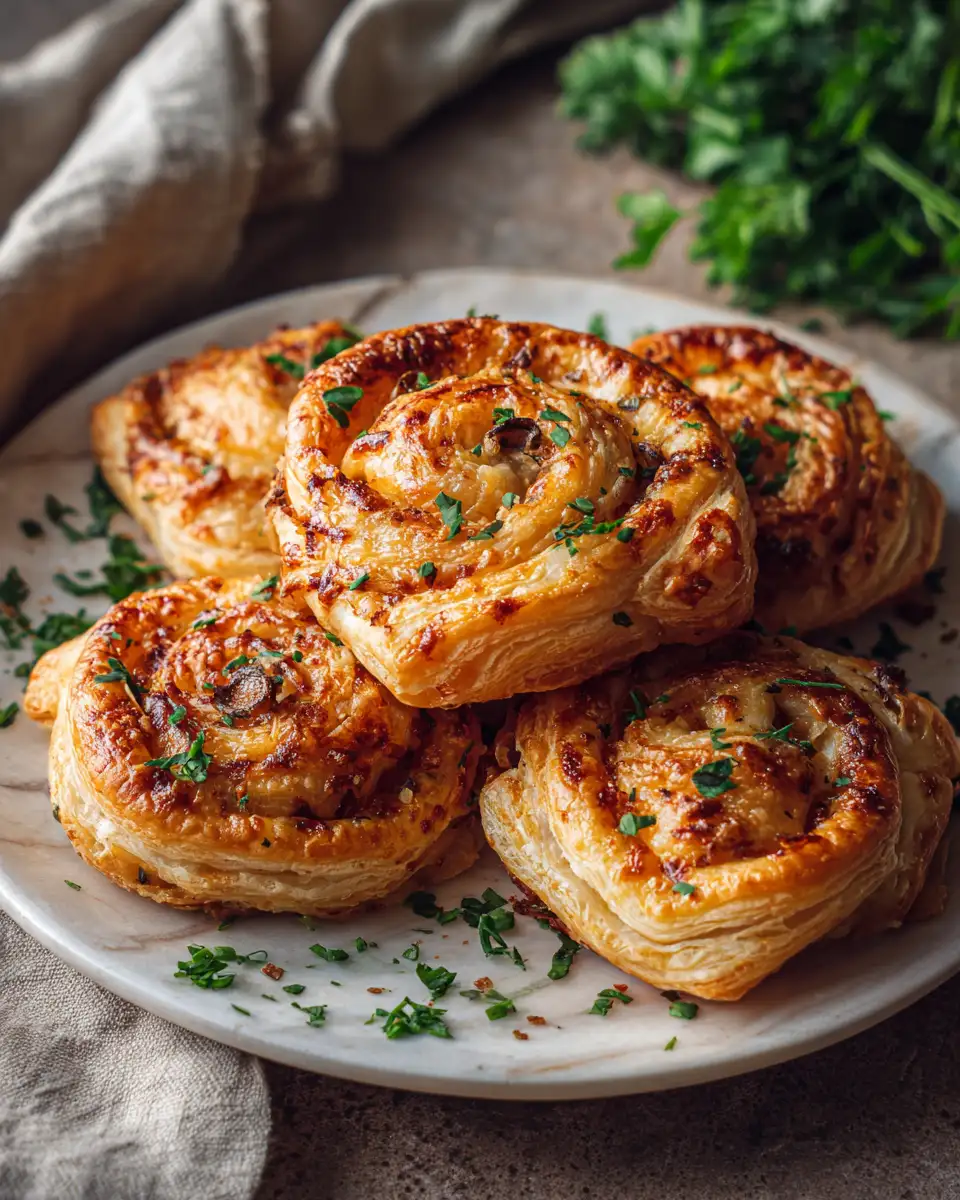 Ultimate Savory Mushroom Gruyère Puff Pastry Delight - Featured Image