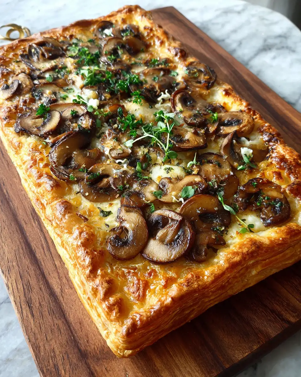 Ultimate Savory Mushroom Gruyère Puff Pastry Delight 6 Final dish - Ultimate Savory Mushroom Gruyère Puff Pastry Delight