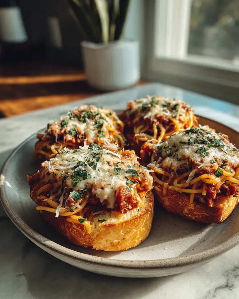 Savor the Ultimate Comfort with Spaghetti Garlic Bread Bowls - Featured Image