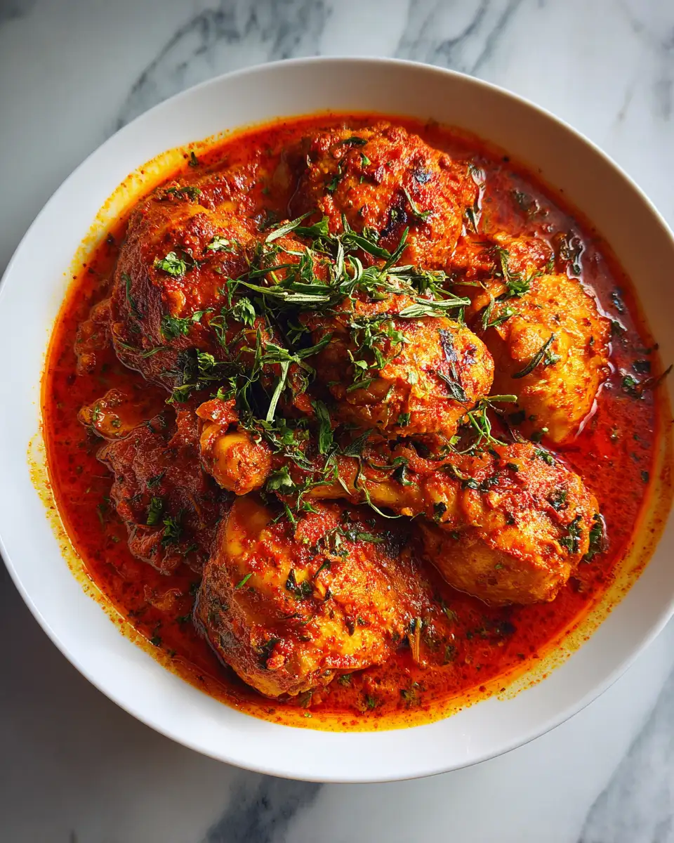 Final dish - Savor the Heat with Spicy Nigerian Chicken Stew