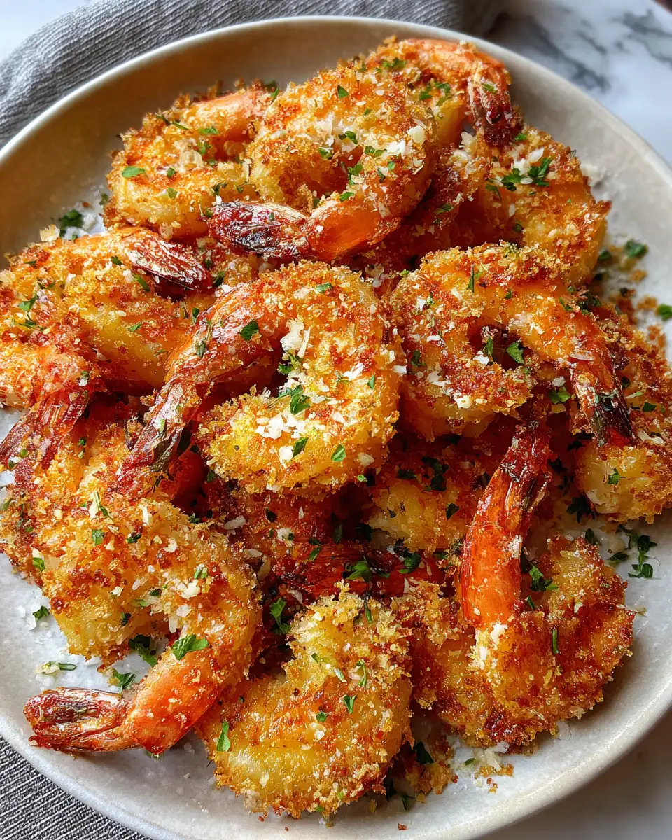 Crispy Delight: Air Fryer Garlic Parmesan Shrimp Magic - Featured Image