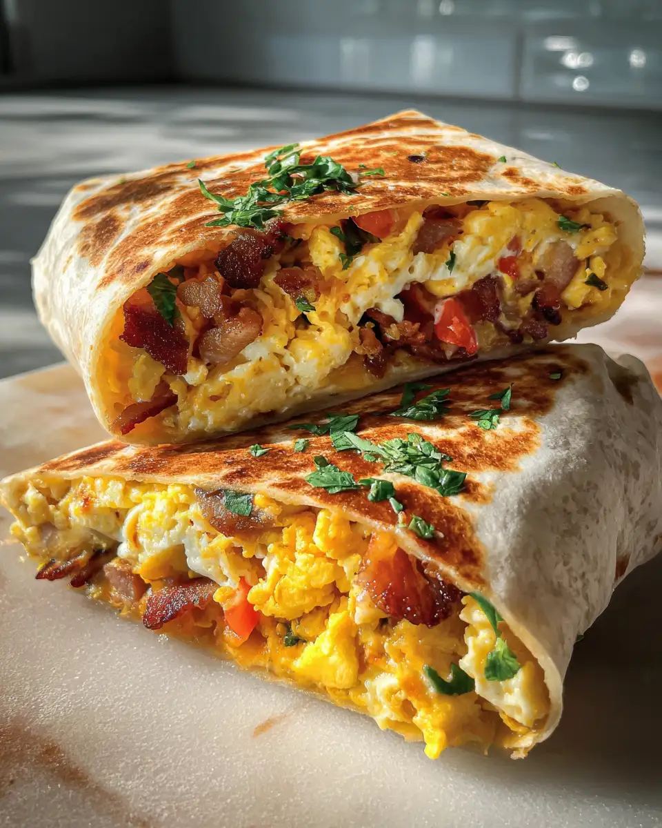 Sizzling Mornings: Unwrap the Magic of Bacon Egg and Cheese Burritos - Featured Image