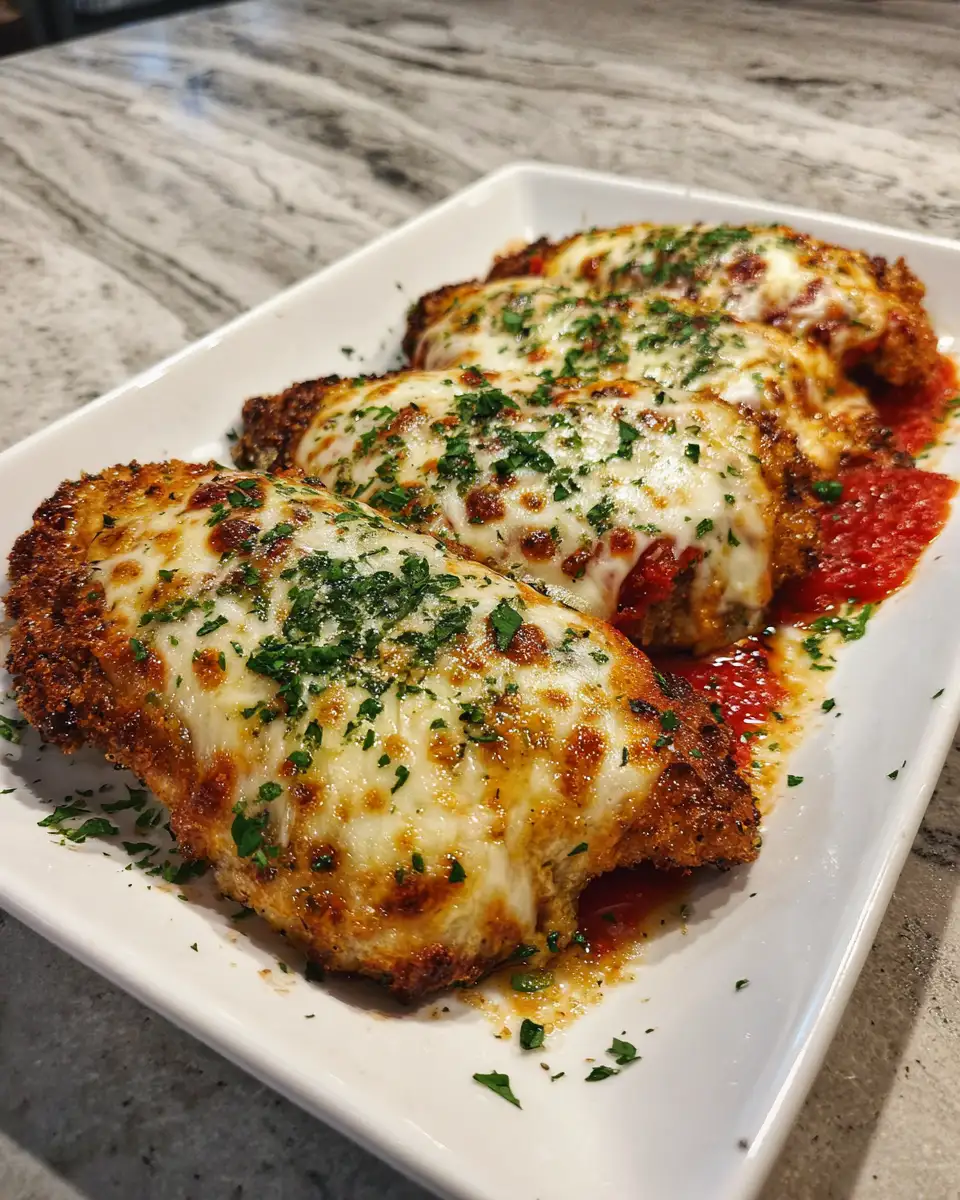 Final dish - Crispy Baked Chicken Parmesan: A Comfort Food Classic Made Easy