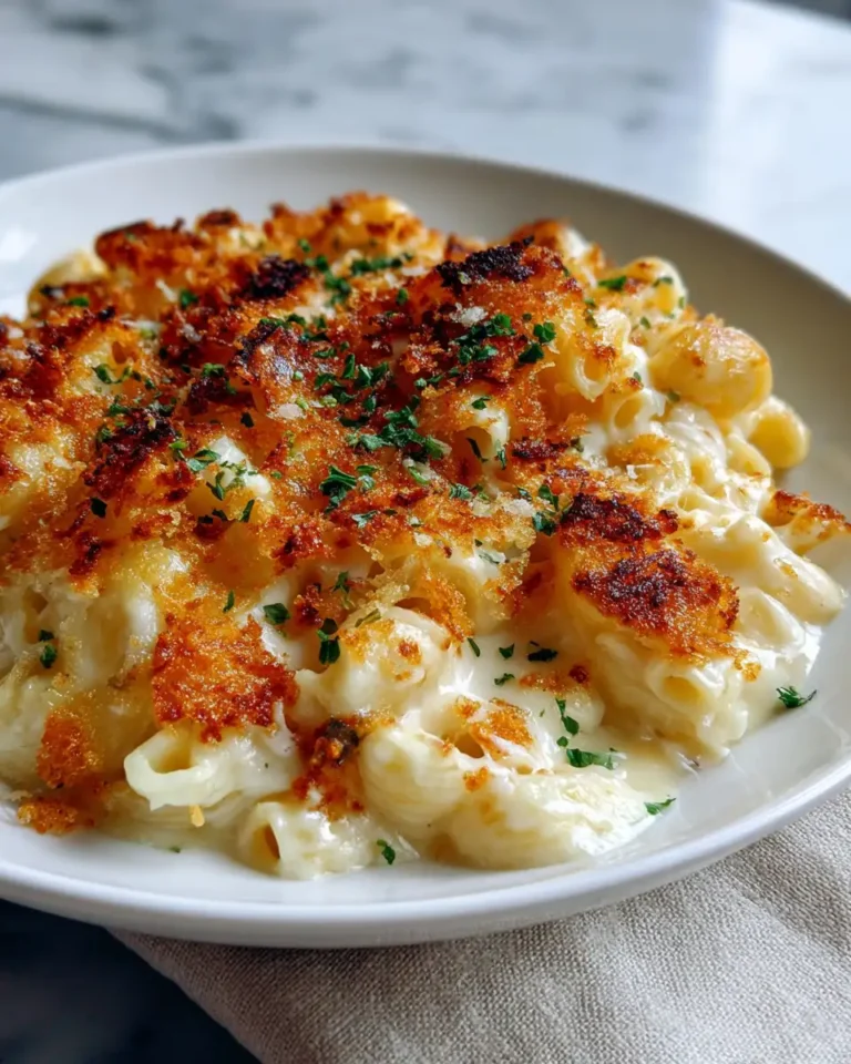 Ultimate Baked Mac and Cheese with Irresistibly Crispy Topping - Featured Image
