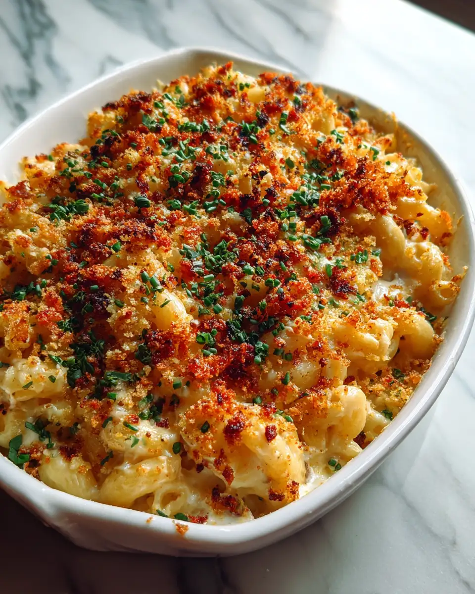 Final dish - Ultimate Baked Mac and Cheese with Irresistibly Crispy Topping