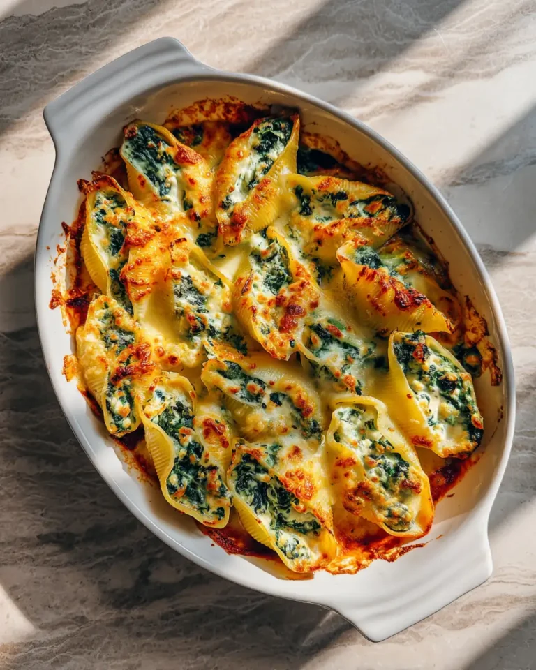 Cheesy Delight: Baked Spinach and Ricotta Stuffed Shells for the Win - Featured Image