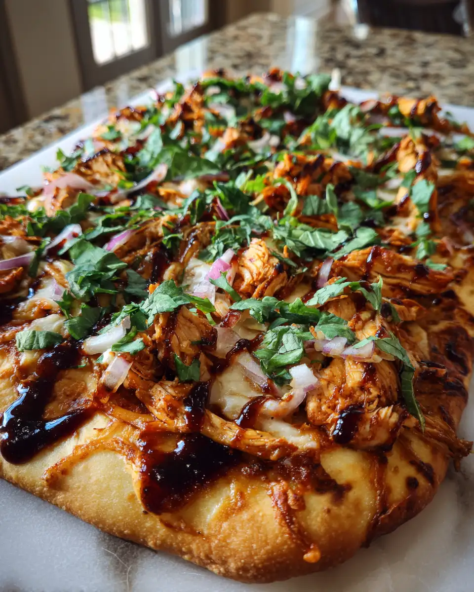 Sizzling BBQ Chicken Flatbread: Your New Favorite Flavor Explosion - Featured Image