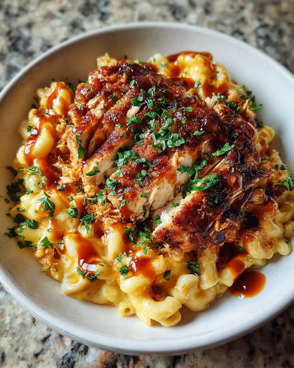 Irresistible BBQ Chicken Mac and Cheese: A Comfort Food Classic with a Twist 6 Final dish - Irresistible BBQ Chicken Mac and Cheese: A Comfort Food Classic with a Twist