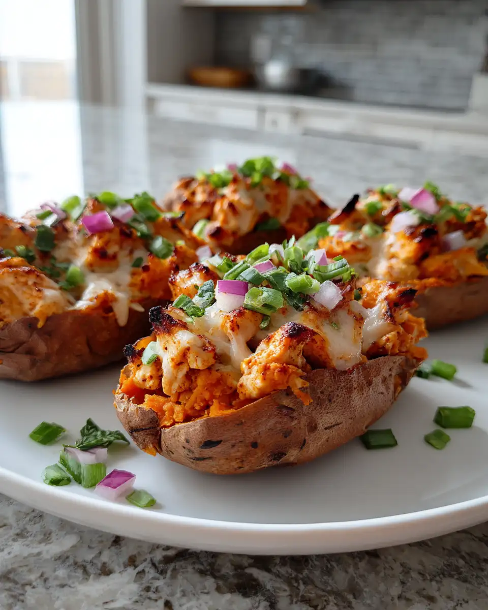 Final dish - Savor the Flavor: BBQ Chicken Stuffed Sweet Potatoes Delight