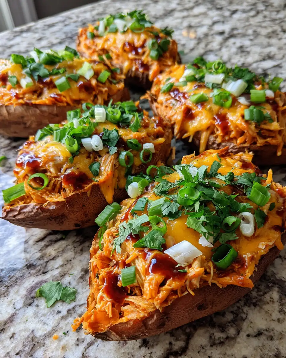 Ingredients for Savor the Flavor: BBQ Chicken Stuffed Sweet Potatoes Delight