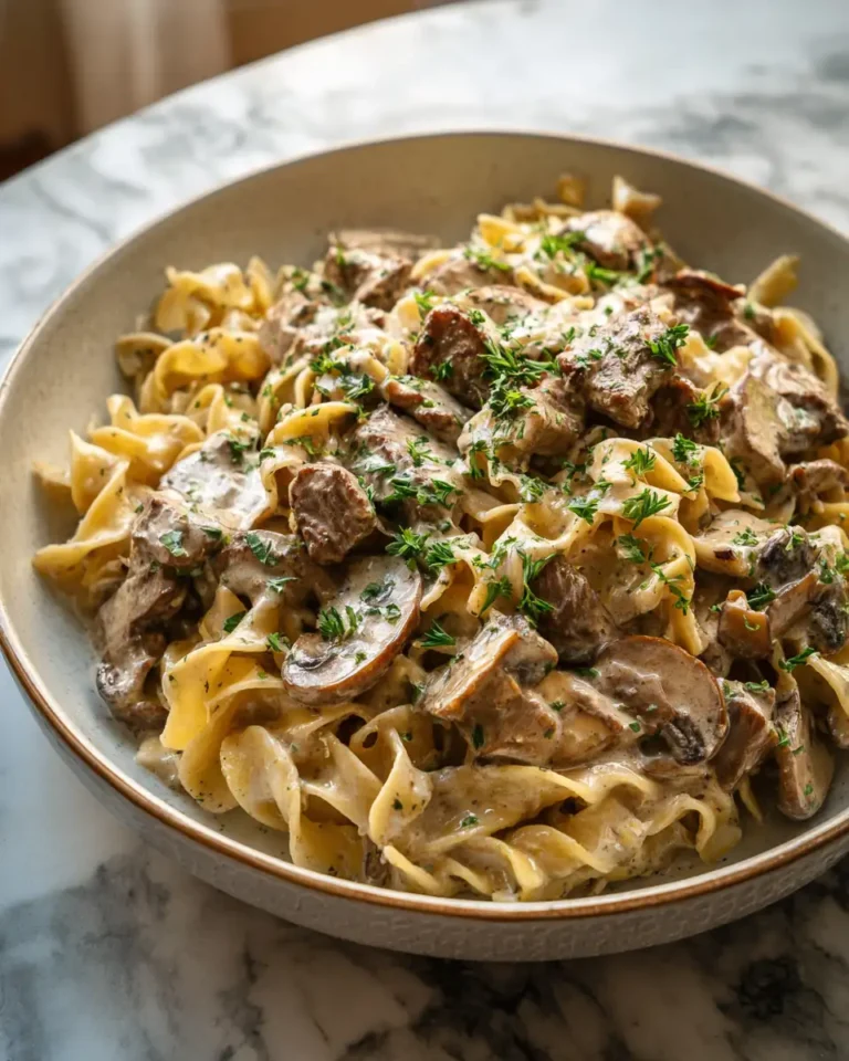 Savor the Flavor: Easy One-Pan Beef Stroganoff Skillet - Featured Image