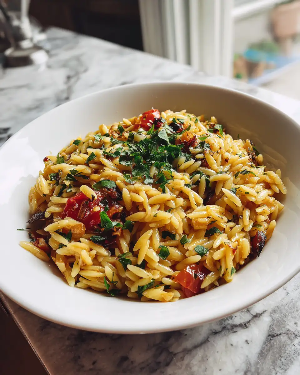 Orzo Delight The Best Dinner Recipe You Need to Try - Featured Image