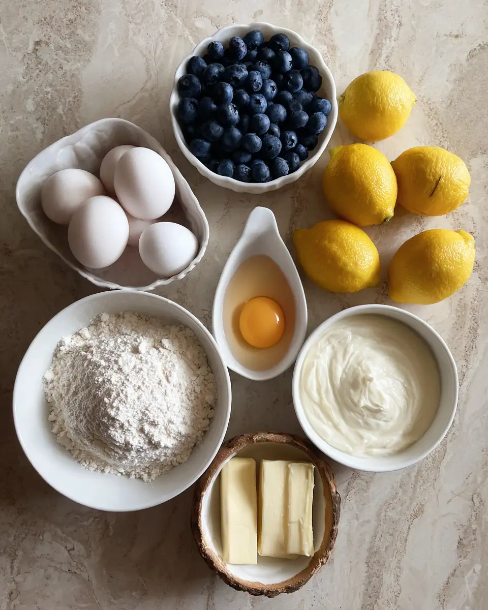Bursting with Flavor: Blueberry Lemon Ricotta Pancakes Delight 4 Ingredients for Bursting with Flavor: Blueberry Lemon Ricotta Pancakes Delight