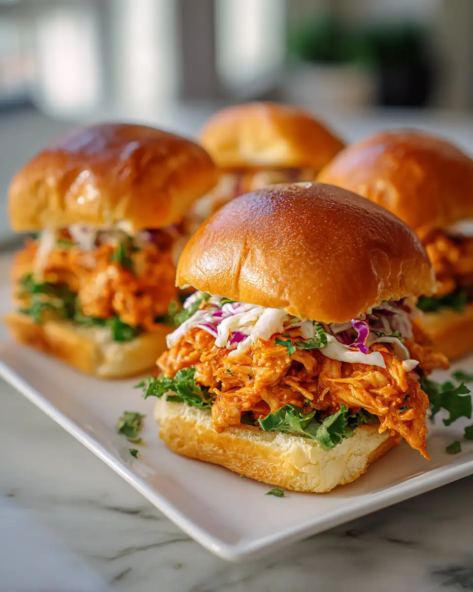 Sizzling Buffalo Chicken Sliders: Bite-Sized Flavor Explosion - Featured Image