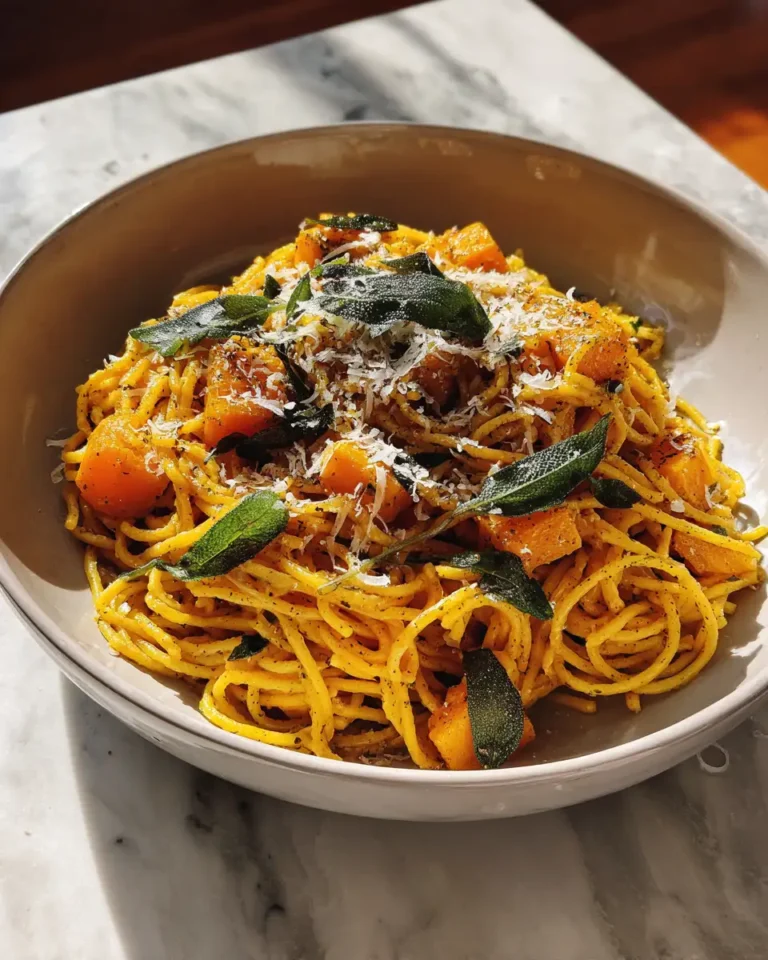 Savor the Season: Irresistible Butternut Squash & Sage Pasta Delight - Featured Image
