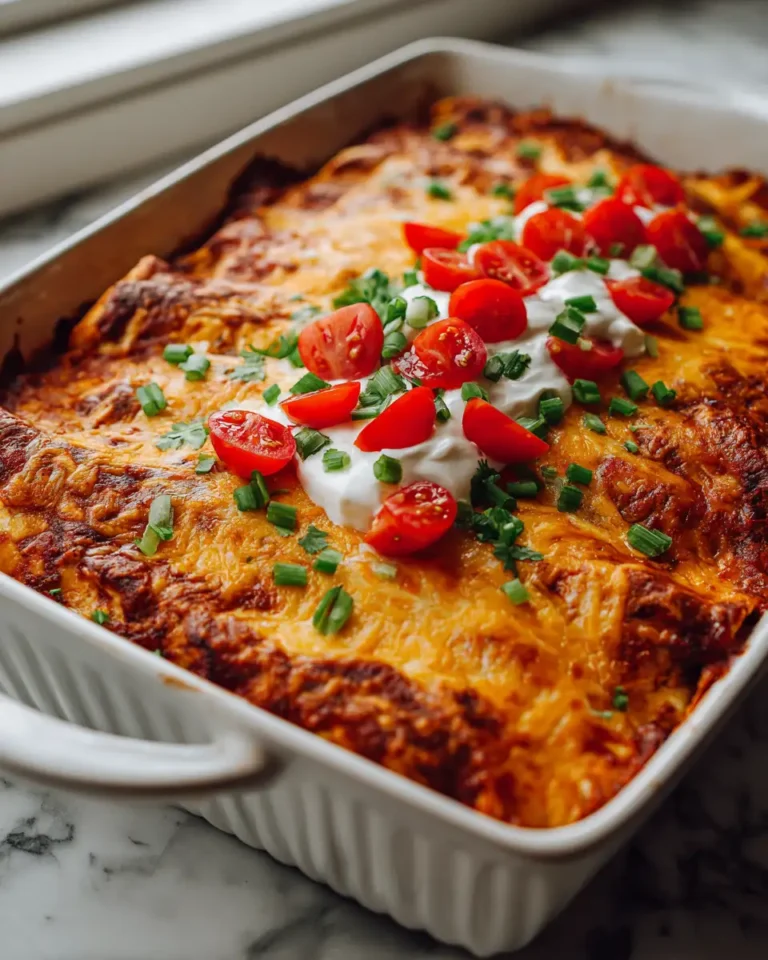 Ultimate Cheesy Chicken Enchilada Bake Bliss - Featured Image