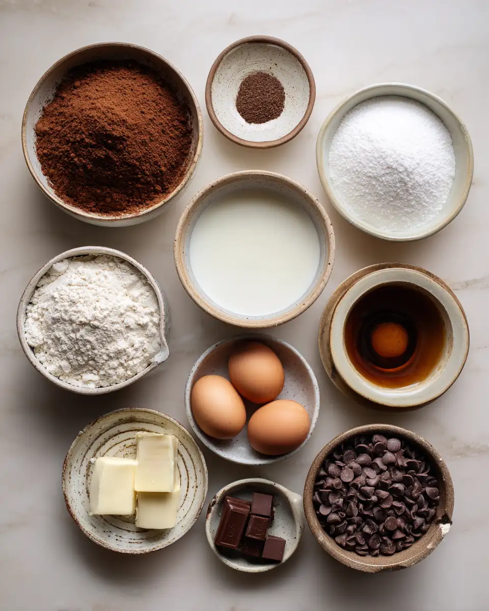 Ingredients for Indulge in a Molten Delight: The Ultimate Chocolate Lava Mug Cake Experience