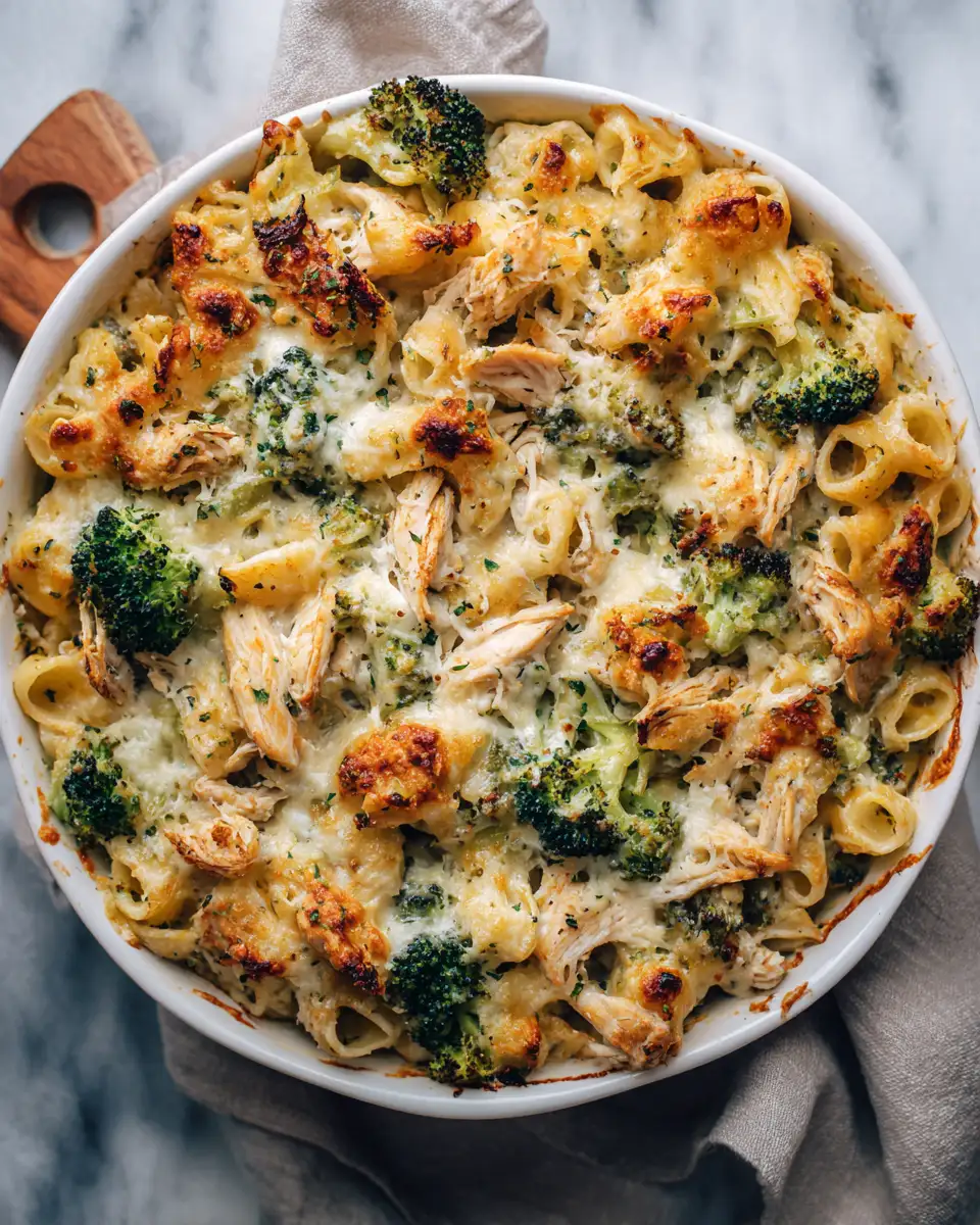 Irresistibly Delicious: Creamy Pesto Chicken and Broccoli Pasta Bake Delight - Featured Image
