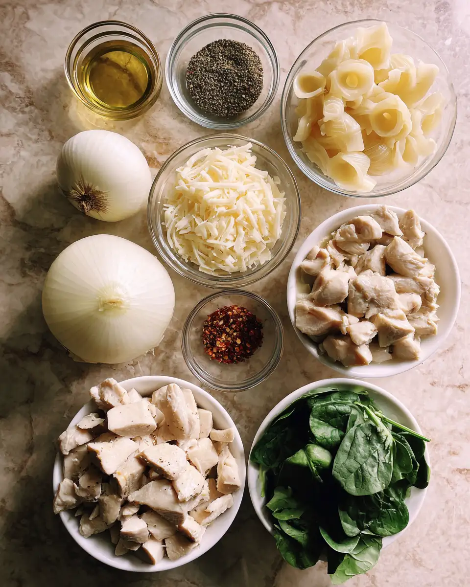 Cozy Up with Creamy White Chicken Lasagna Soup 4 Ingredients for Cozy Up with Creamy White Chicken Lasagna Soup