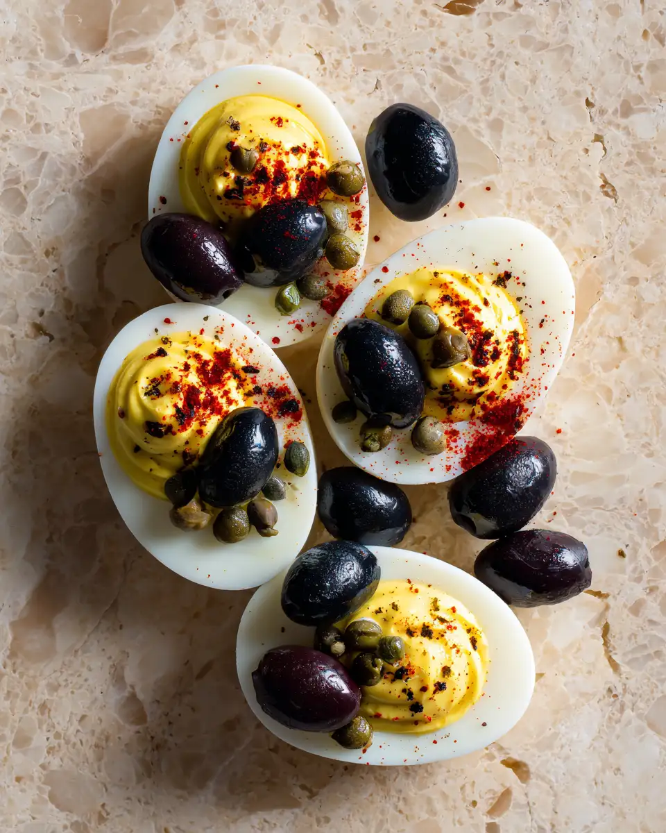 Ingredients for Spooktacular Creepy Deviled Eggs for a Hauntingly Delicious Halloween