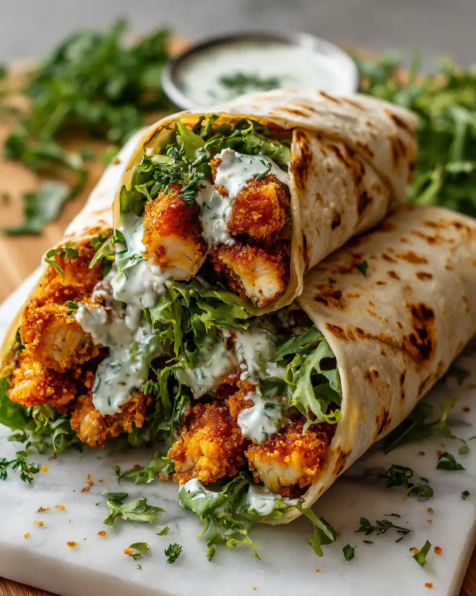 Crunch into Flavor: The Ultimate Crispy Chicken Ranch Snack Wrap Experience - Featured Image