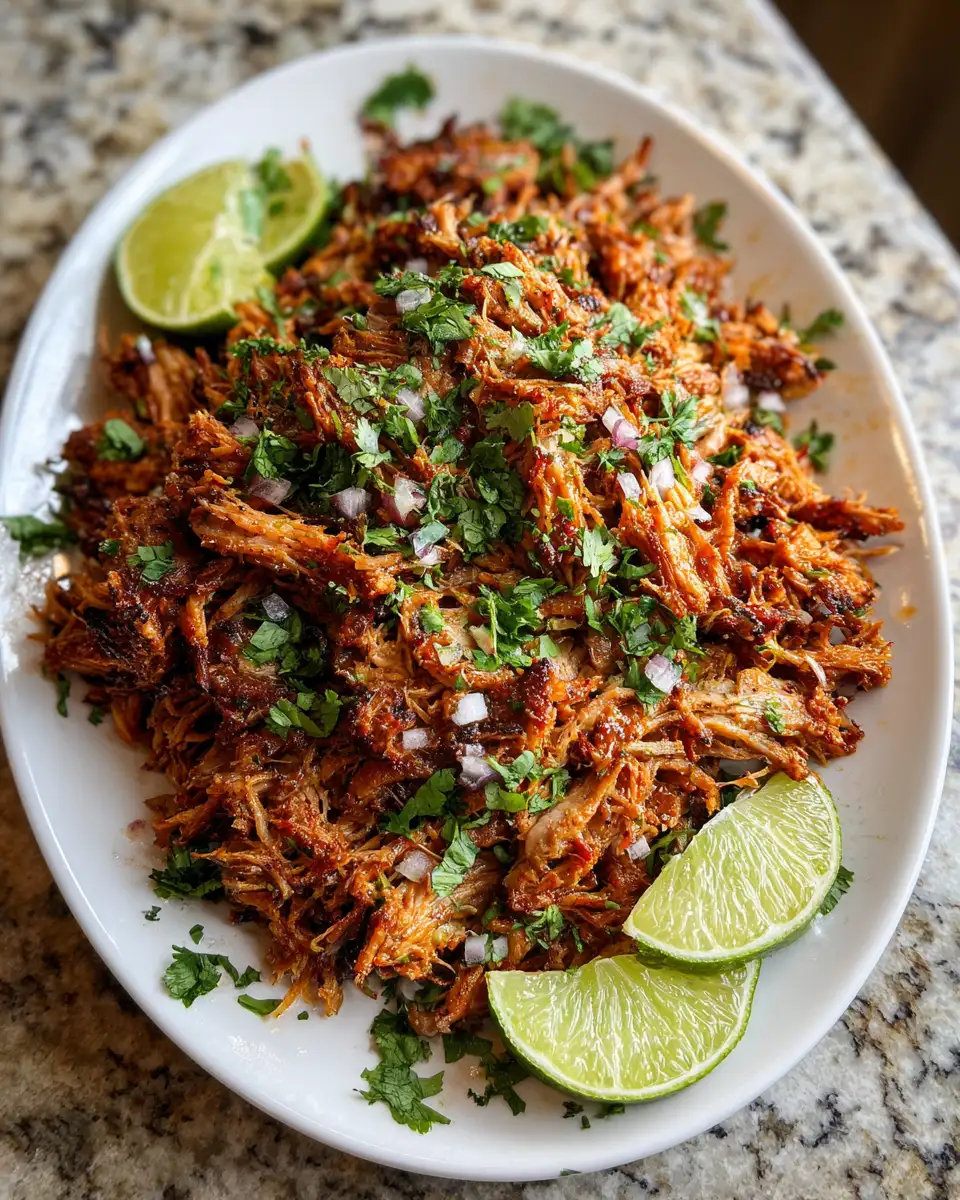 Final dish - Savor the Ultimate Crispy Slow Cooker Carnitas Experience