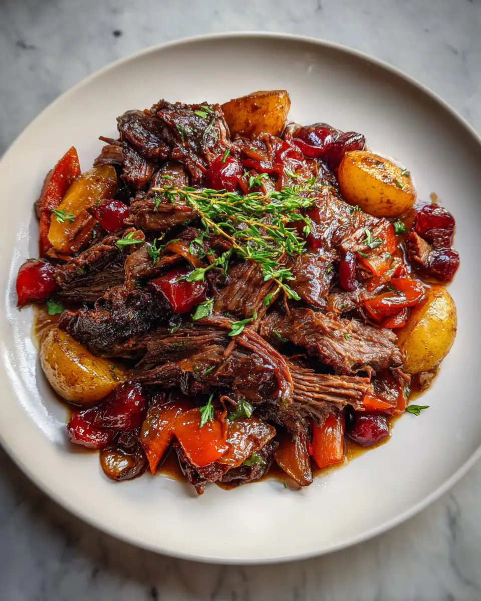 Final dish - Savor the Flavor: Unveiling the Ultimate Crockpot Mississippi Pot Roast Recipe