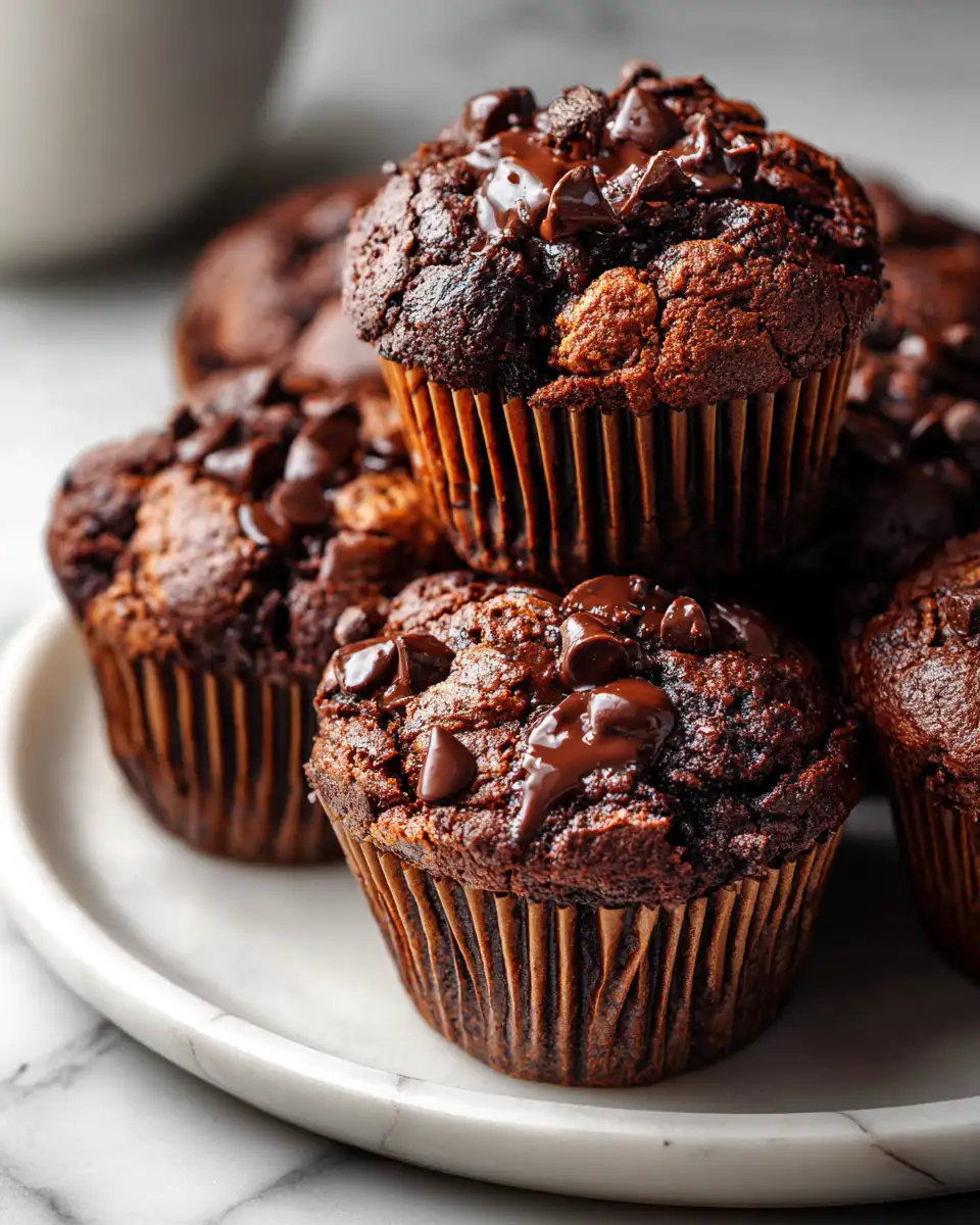 Decadent Delights: Discover the Ultimate Double Chocolate Muffins - Featured Image