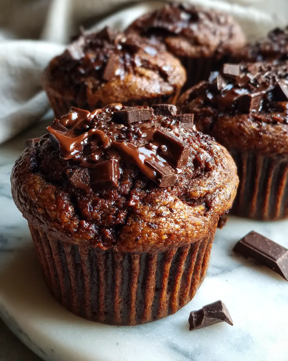 Final dish - Decadent Delights: Discover the Ultimate Double Chocolate Muffins