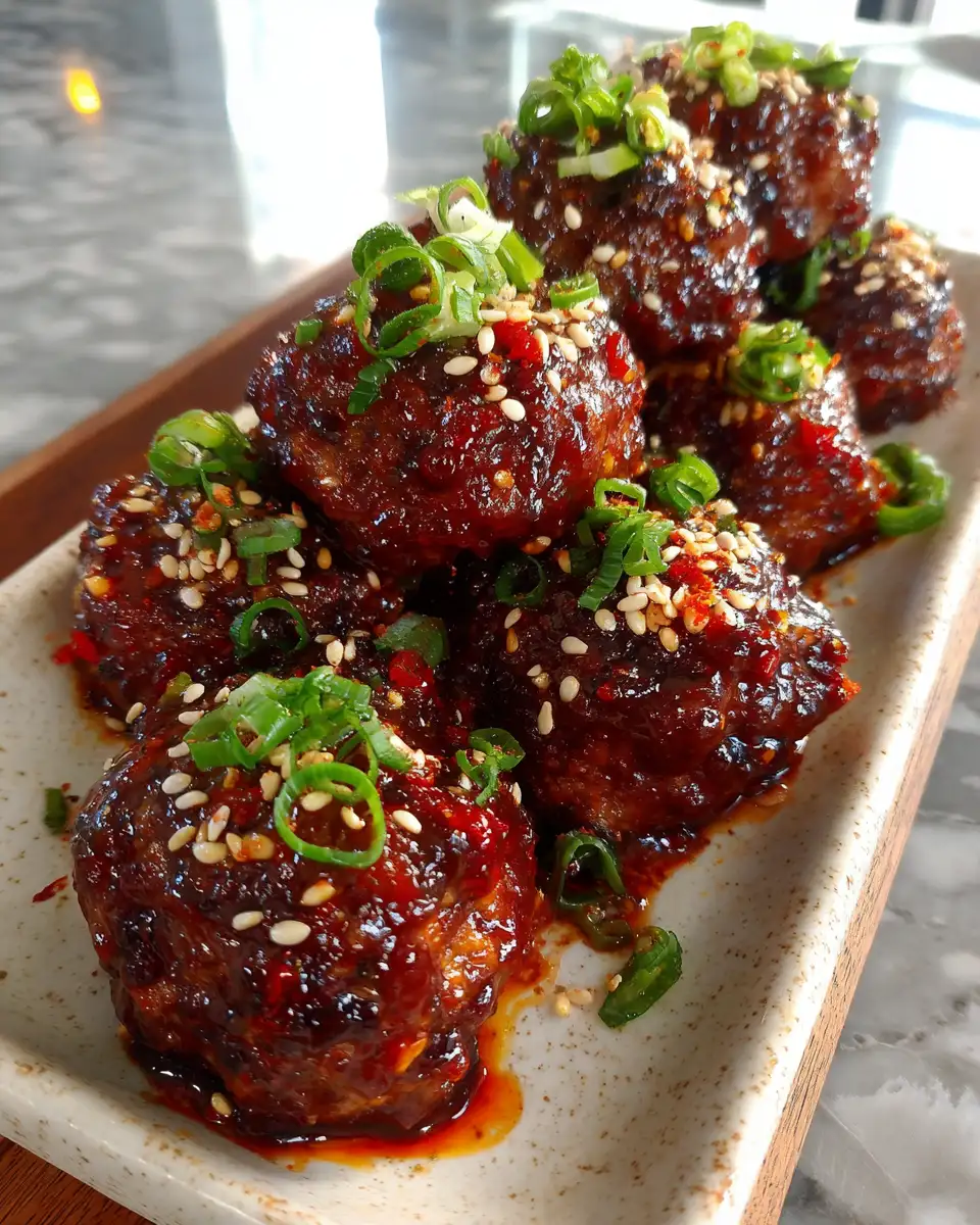 Sizzle and Spice: Easy Korean BBQ Meatballs Recipe That Delights - Featured Image