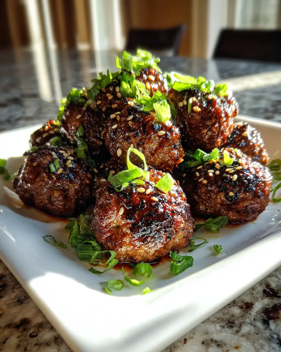 Sizzle and Spice: Easy Korean BBQ Meatballs Recipe That Delights 6 Final dish - Sizzle and Spice: Easy Korean BBQ Meatballs Recipe That Delights