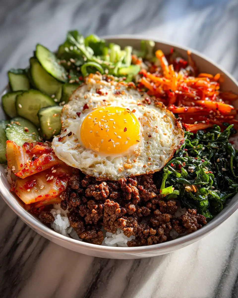 Quick & Flavorful: Easy Korean Ground Beef Bowl Delight - Featured Image