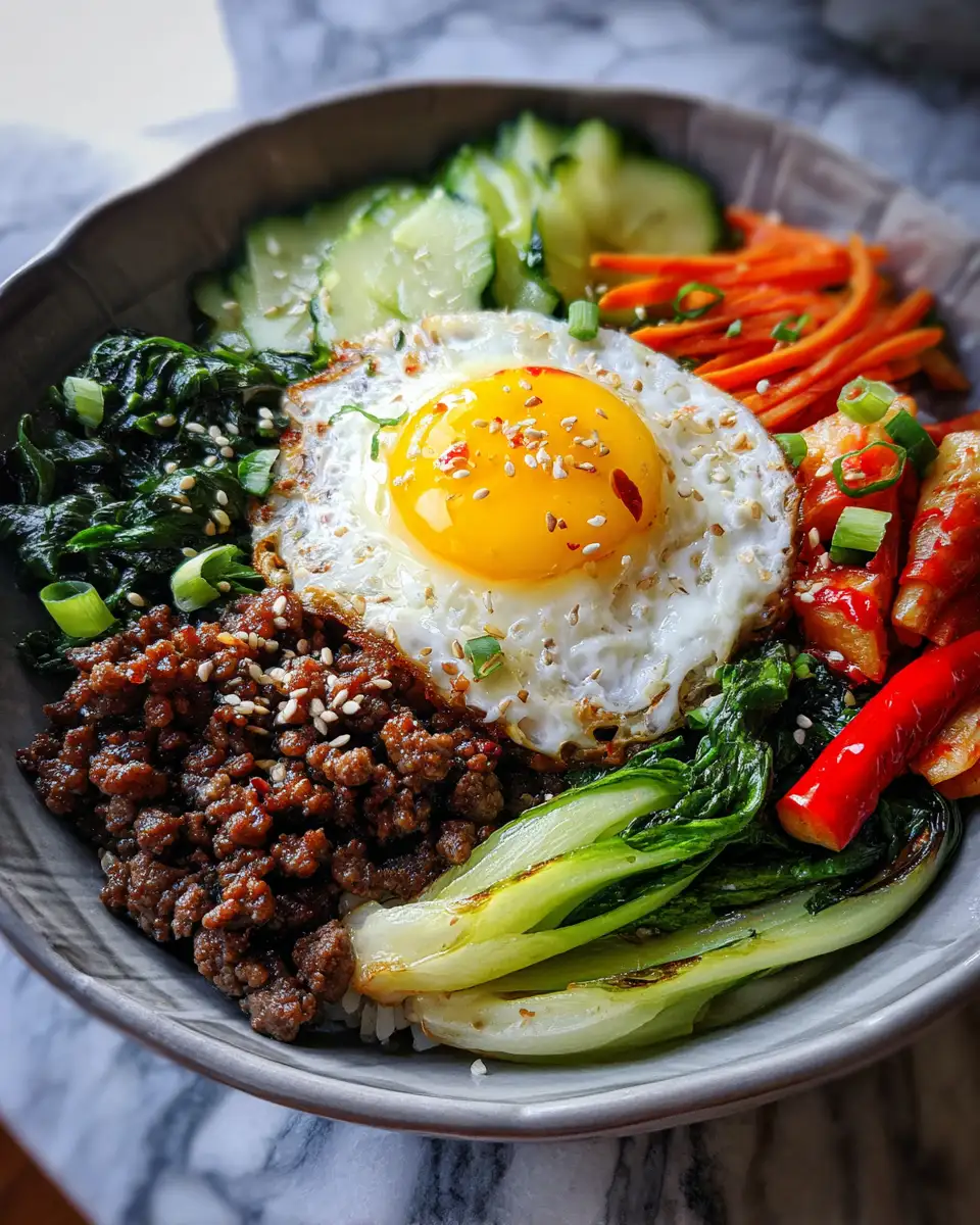 Final dish - Quick & Flavorful: Easy Korean Ground Beef Bowl Delight