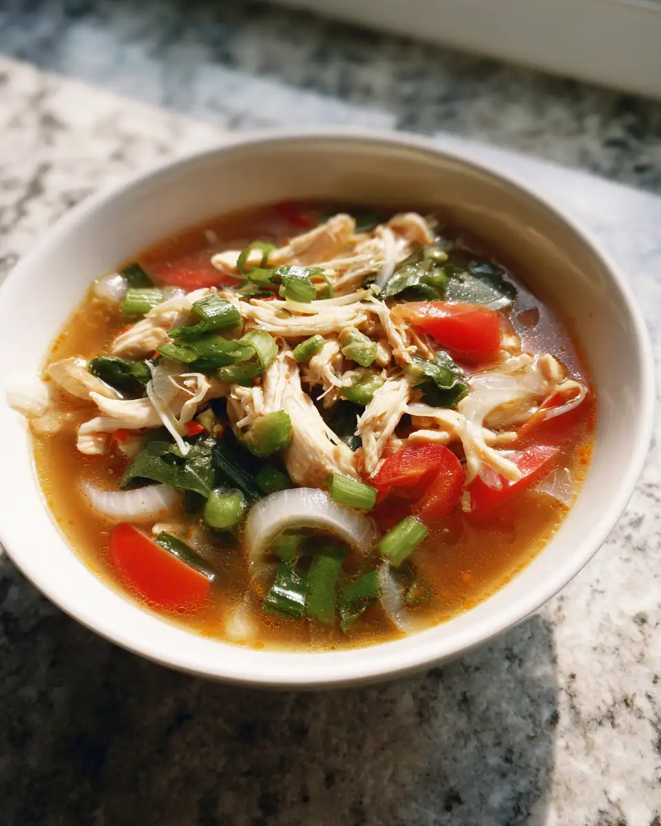 Savor the Simplicity: Easy Thai Chicken Soup Recipe for Effortless Flavor - Featured Image