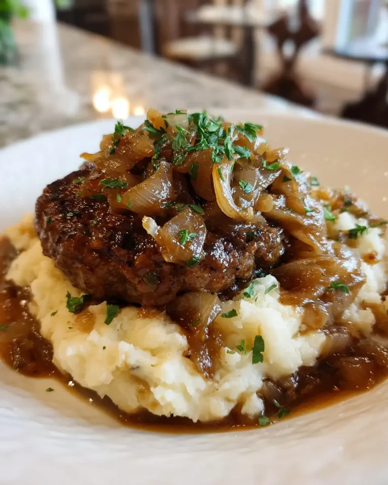 Savory Fusion: Elevate Dinner with French Onion Salisbury Steak - Featured Image