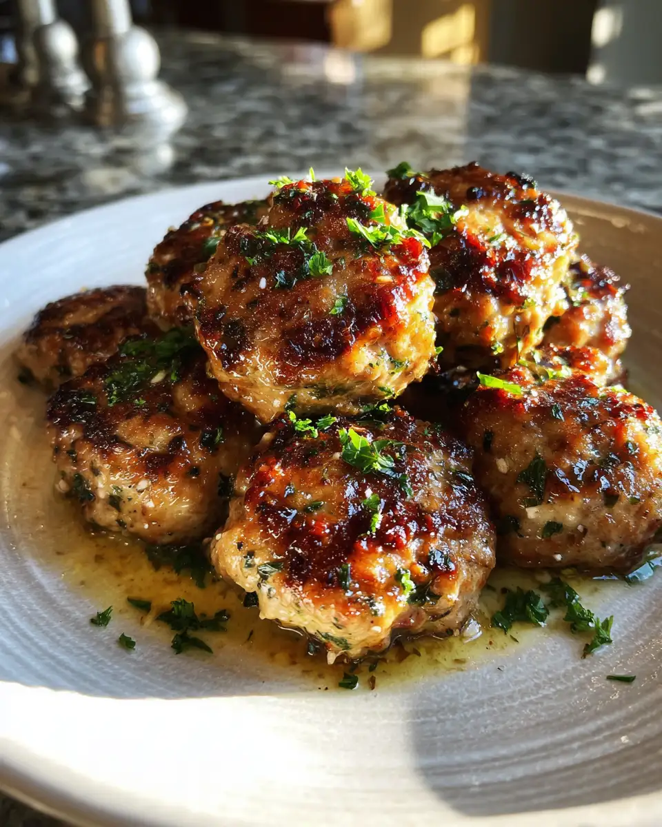 Final dish - Savor the Flavor: Garlic Butter Turkey Meatballs That Melt in Your Mouth