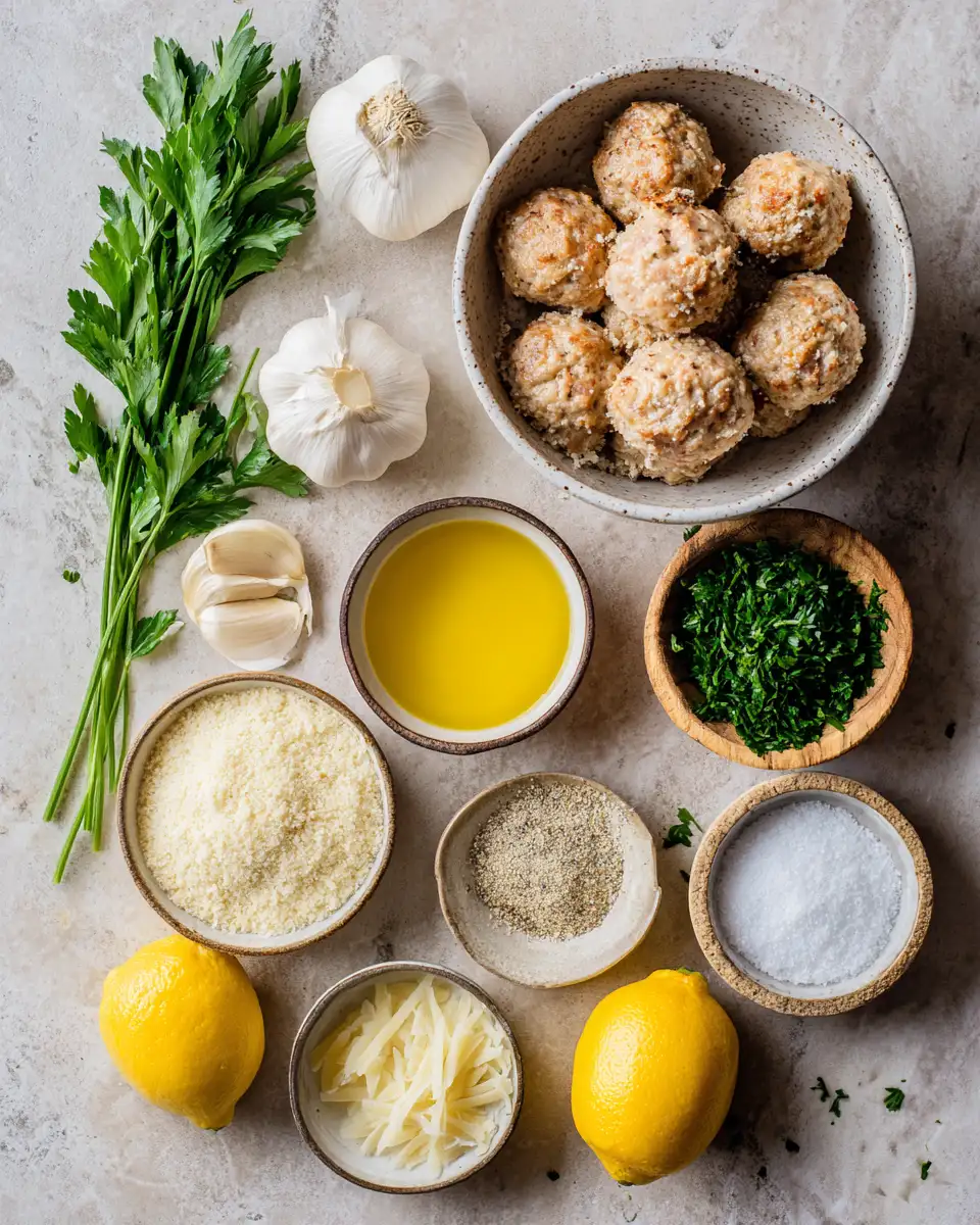 Ingredients for Savor the Flavor: Garlic Butter Turkey Meatballs That Melt in Your Mouth